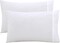 White Pillowcase Set of 12 - Queen 20"x30" Bed Pillow Cover - 1800 Brushed Microfiber - Wrinkle & Fade Resistant - Bulk Pillow Cases - Hotel Quality Pillowcase 12 Pack (Queen, White)